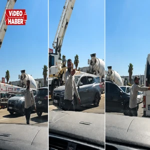 Şanlıurfa’da kavşakta trafik kilitlendi! Görev duyarlı vatandaşa düştü