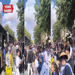 Şanlıurfa’da vatandaşlar durakta kaldı! Araçlar peş peşe dolu geliyor