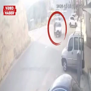 Şanlıurfa’da motosikletli kazadan böyle kurtuldu!