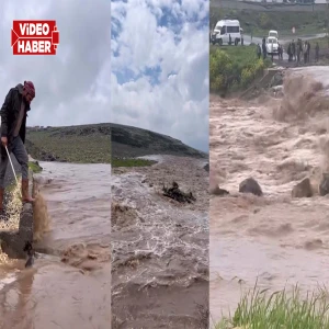 Şanlıurfa'da sağanak yağış sele neden oldu: Dereler taştı, öğrenciler mahsur kaldı