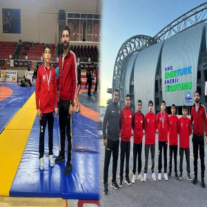 Şanlıurfalı güreşçi minderde iz bıraktı! Türkiye üçüncülüğü geldi