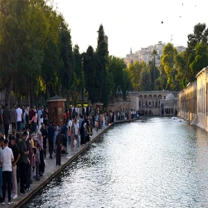 Şanlıurfa’nın tarihi mekanı sonbaharla renklendi:  Adım atacak yer kalmadı