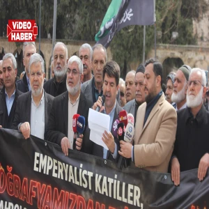 Şanlıurfa’dan ABD ve İsrail’e sert tepki! "Zulme sessiz kalmayacağız!"