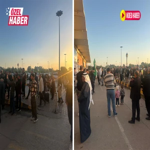 Suriyeliler akın akın dönüyorlar! Güllerle karşılandılar