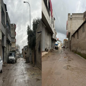 Bayramda Şanlıurfa ilçesinin sokakları eğlencenin yerine çamura bıraktı!