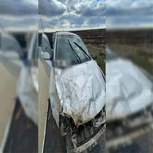 Şanlıurfa’da kontrolden çıkan otomobil takla attı!