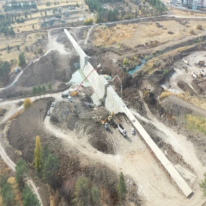 Tam 21 metre yüksekliğinde! Urfa’da 'dev kapanlar' kuruluyor