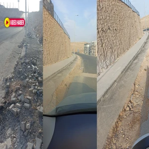 Şanlıurfa’da tehlike saçan yol tepki çekti! Kaldırım taşları yığılı kaldı