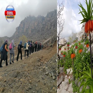 Urfalı doğaseverler Diyarbakır’a çıkarma yaptı: 7 kilometrelik zorlu tırmanış, tek bir kare için