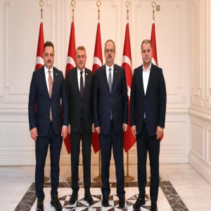 TİMBİR heyetinden Ankara Valisi Canbolat’a 'hayırlı olsun' ziyareti