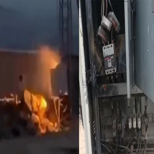 Şanlıurfa’da elektrik panosu küle döndü!