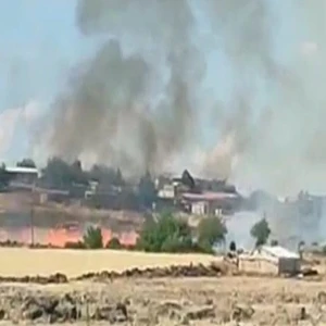 Urfa’da hasada günler kala büyük felaket! Çiftçinin bir yıllık emeği küle döndü
