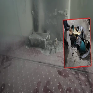 Şanlıurfa’da camiden alevler yükseldi! Halılar kullanılamaz hale geldi