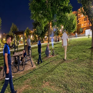 Viranşehir'de ekiplerden huzur denetimi: Parklar tek tek denetlendi