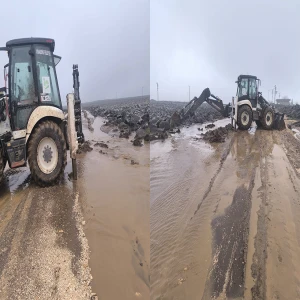 Viranşehir’de  kapanan yollar yeniden ulaşıma açıldı