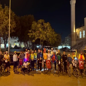 Şanlıurfa'da Cumhuriyet coşkusu: 102'nci yıla özel bisiklet turu