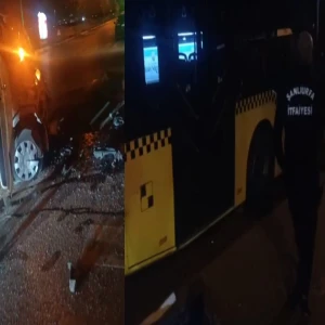 Şanlıurfa'da kaza: Halk otobüsü ile transit çarpıştı