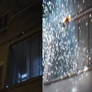 Neredeyse eve sıfır! Aniden patladı korku saçtı