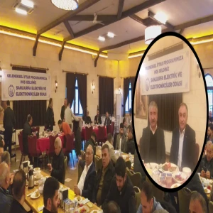 Elektrikçiler Odası iftarda buluştu... Başkan Sağlam'dan anlamlı mesaj