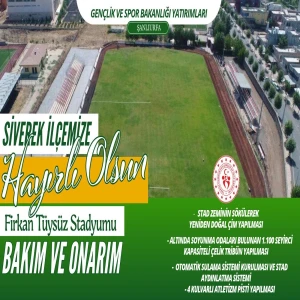 Siverek’te stadyum sevinci: Başkan Bucak ihale müjdesi verdi!