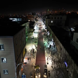 Divanyolu Caddesi yeni görünümüne kavuştu... Cadde boyu renkli asfalt