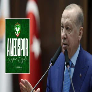 Cumhurbaşkanı Erdoğan'dan Amedspor'a tebrik mesajı