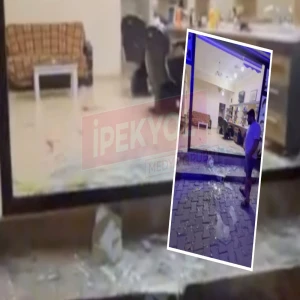Şanlıurfa'da kuaförde korkutan olay: Motosiklet dükkana daldı!