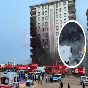 Yangına müdahalede yetersiz kalındığı iddiası! TOMA'lar desteğe geldi..