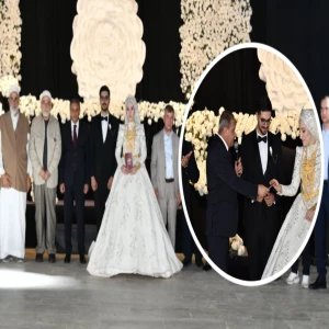 Şanlıurfa'da siyaset ve iş dünyasını buluşturan düğün: Kasım Hafız'ın oğlu evlendi