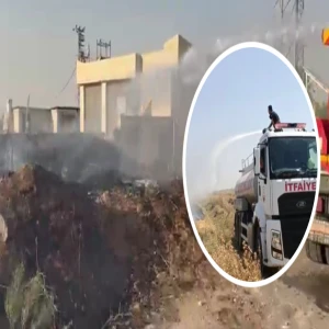 Şanlıurfa'nın ilçesinde İtfaiye mahalleden mahalleye koştu: Bir günde 9 yangın!