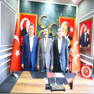Vekil Özyavuz ve Başkan Özyavuz'dan MHP yönetimine ziyaret: Birlik beraberlik mesajı