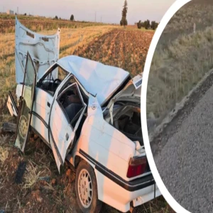 Şanlıurfa'da mıcırlı yolda kaza: Sürücülerden tepki...