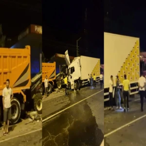 Şanlıurfa'nın ilçesinde TIR kazası! Zincirleme kazaya dönüştü...
