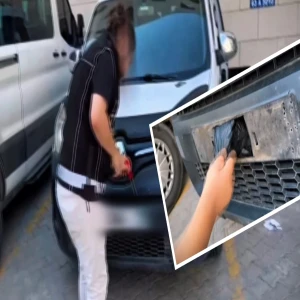 Plaka arkasına sakladılar, Şanlıurfa polisinden kaçamadılar!
