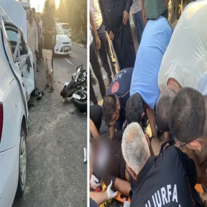 İki ilçe arasında feci kaza: Yaralılar var!
