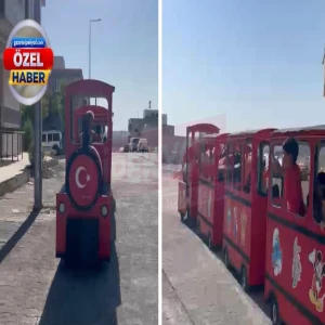 Şanlıurfa sokaklarına yeni heyecan: Ustalardan çocuklara "Gezi treni"