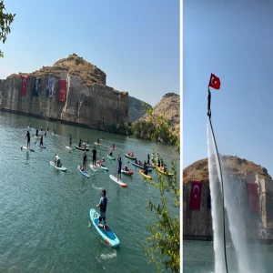 Urfa söylüyor, Antep nam salıyor: Fatma Şahin dünyaya Fırat'tan selam verdi!