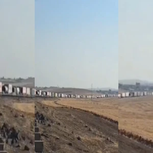 Şanlıurfa'da zincirleme kaza! Kilometrelerce araç kuyruğu kamerada...