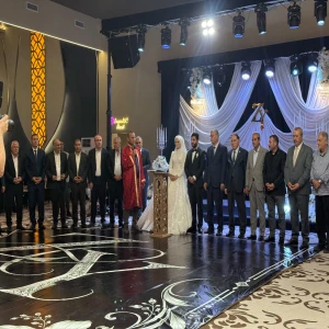 Şanlıurfa'nın tanınmış isimleri düğünde buluştu... Özçınar ve Toğun Ailelerinin mutlu günü