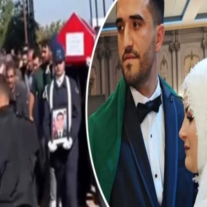 20 gün önce evlenmişlerdi... Şanlıurfalı çift son yolculuğuna uğurlandı