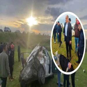 Şanlıurfa'da araç şarampole uçtu! Başkan Gülpınar'dan yaralılara destek...