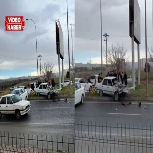 Şanlıurfa’da yol ortasında zincirleme kaza! Yaralılar var…