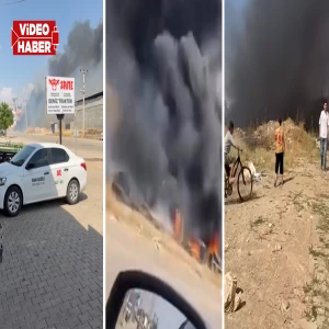 Şanlıurfa’da korkutan yangın: Fabrikaya sıçradı!