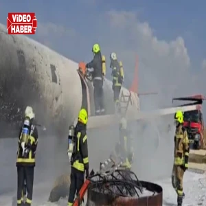 Şanlıurfa’da uçak kazasına karşı nefes kesen tatbikat: Saniyelerle yarıştılar