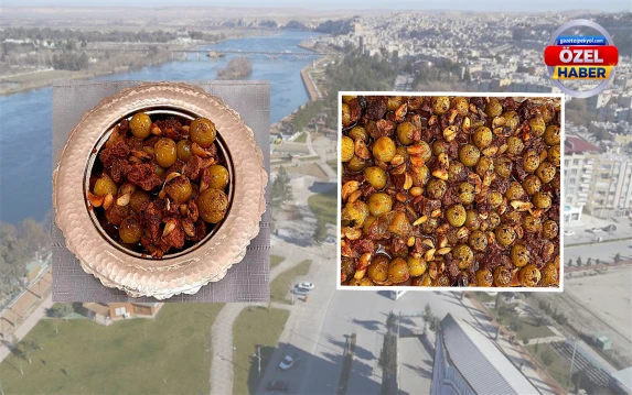 Birecik’in geleneksel lezzeti! Yeşil erik ve kuzu etinin buluşması