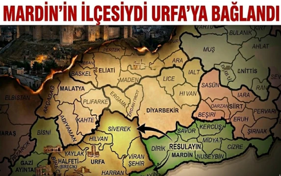 Bugünkü Urfa ile alakası yok! Haritayı gören "burası neresi" diyor