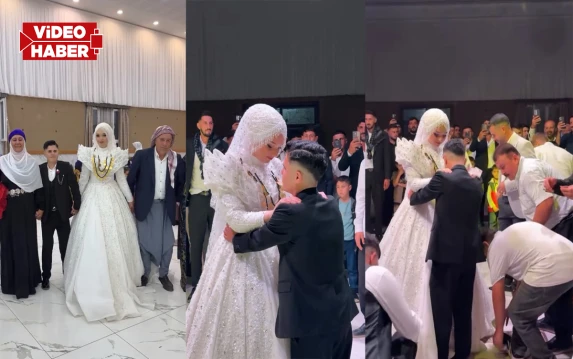 Şanlıurfa’da düğünde dikkat çeken yaş farkı!