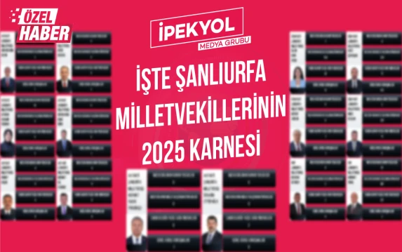 İşte Şanlıurfa milletvekillerinin 2025 karnesi