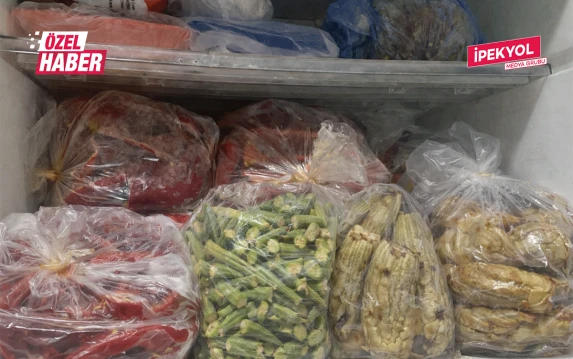 Şanlıurfa’da dondurucu soğukla beraber buzluklar açıldı! Zahirelikler sofralara indi