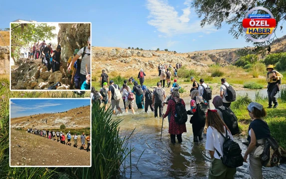 Şanlıurfa’dan ‘Habeş Kanyonu’na nefes kesen yürüyüş